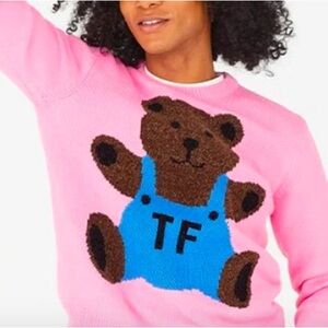 Teddy Fresh Pink Knit Sweater